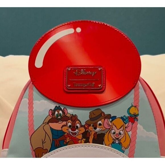 The Disney100 Decades collection Loungefly Rescue Rangers Mini Backpack NWT - Picture 3 of 7